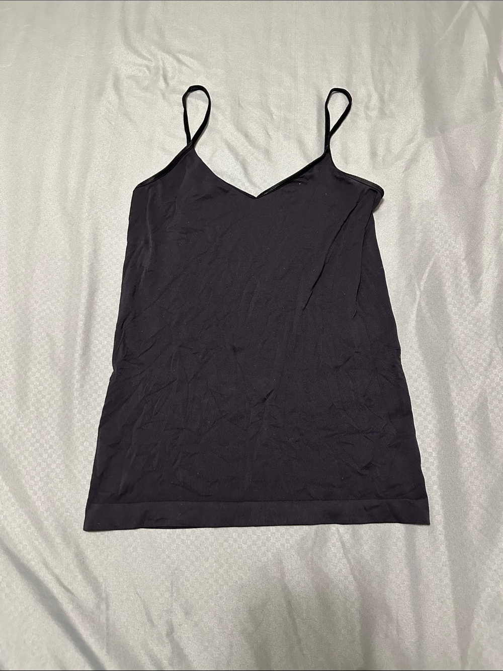 SO Black V-Neck Spaghetti Strap Camisole